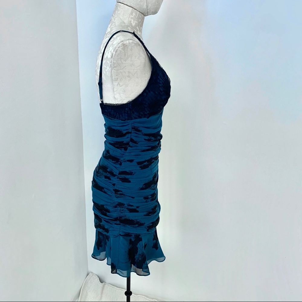 Elizabeth & James 4 Silk Floral Print Party Dress - Picture 7 of 10